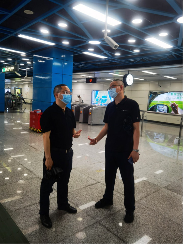 公司黨委書記、執(zhí)行董事朱軍到廣州地鐵項目開展調(diào)研